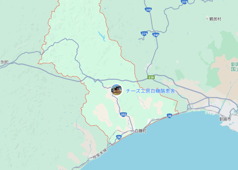 北海道白糠郡白糠町の設置候補地マップ